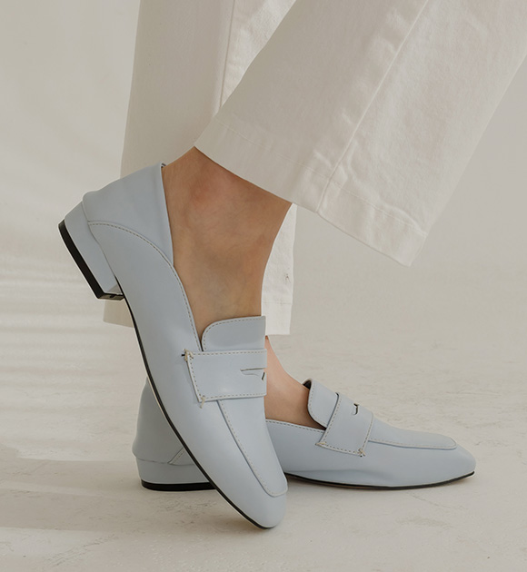 Aerin Soft Leather Simple Loafer