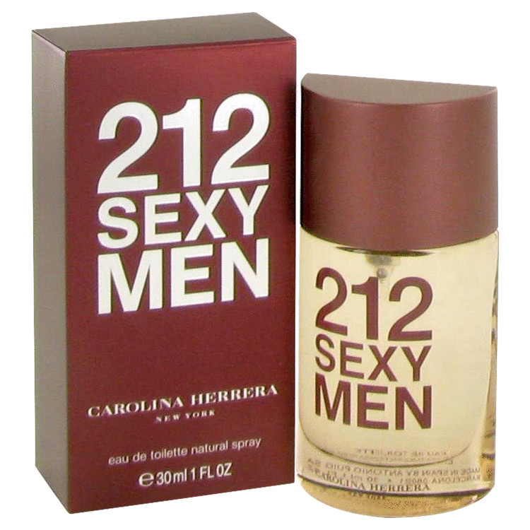 Carolina Herrera 212 Sexy Eau De Toilette Spray 1 oz for Men | KOODING