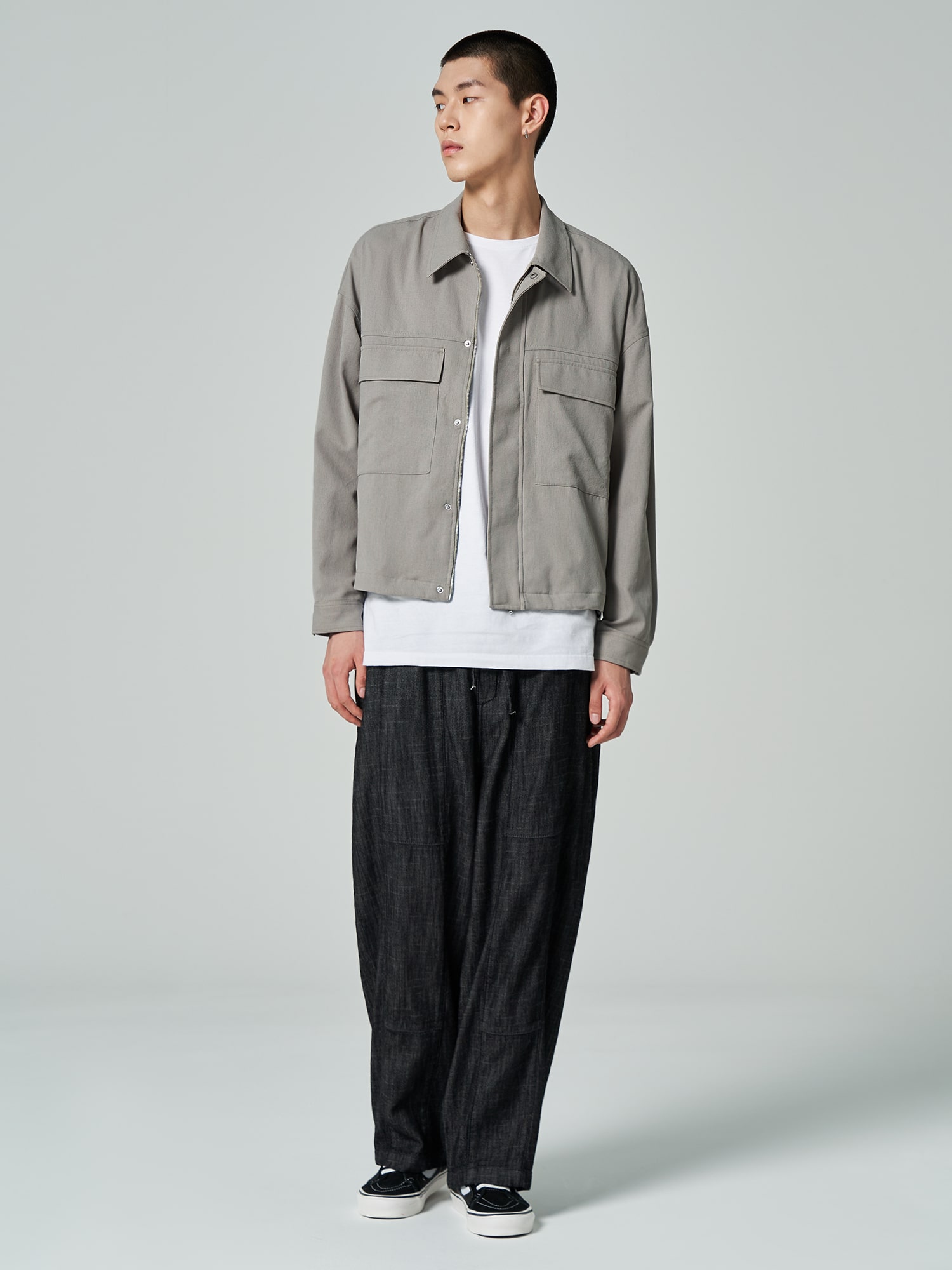 8seconds Light Weight Natural Shirt Jacket Khaki | Casual