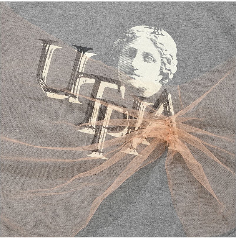 ★KIRSH★ Collection Rework Graphic T-Shirt Dark Grey KIRSH Collection Rework Graphic Tee Shirt Dark Gray