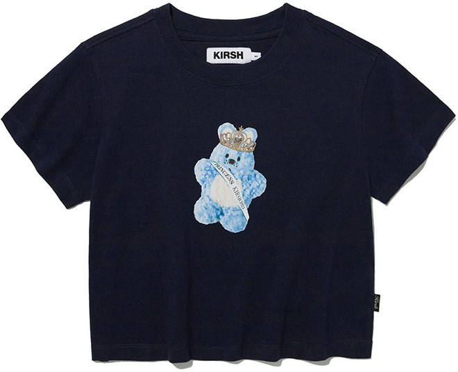☆KIRSH☆ Witty Bunny Crop Modal T-Shirt Light Yellow KIRSH Witty Bunny Crop Modal T-Shirt Light Yellow