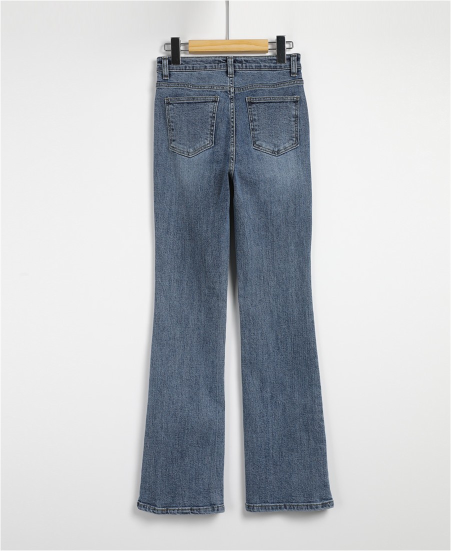 TWEE Sign In Elastic Boot Cut Denim Pants | Bootcut for