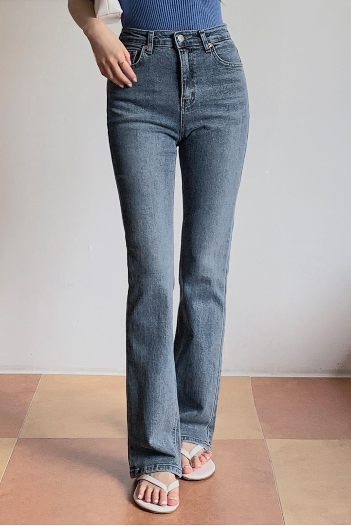 TWEE Sign In Elastic Boot Cut Denim Pants | Bootcut for