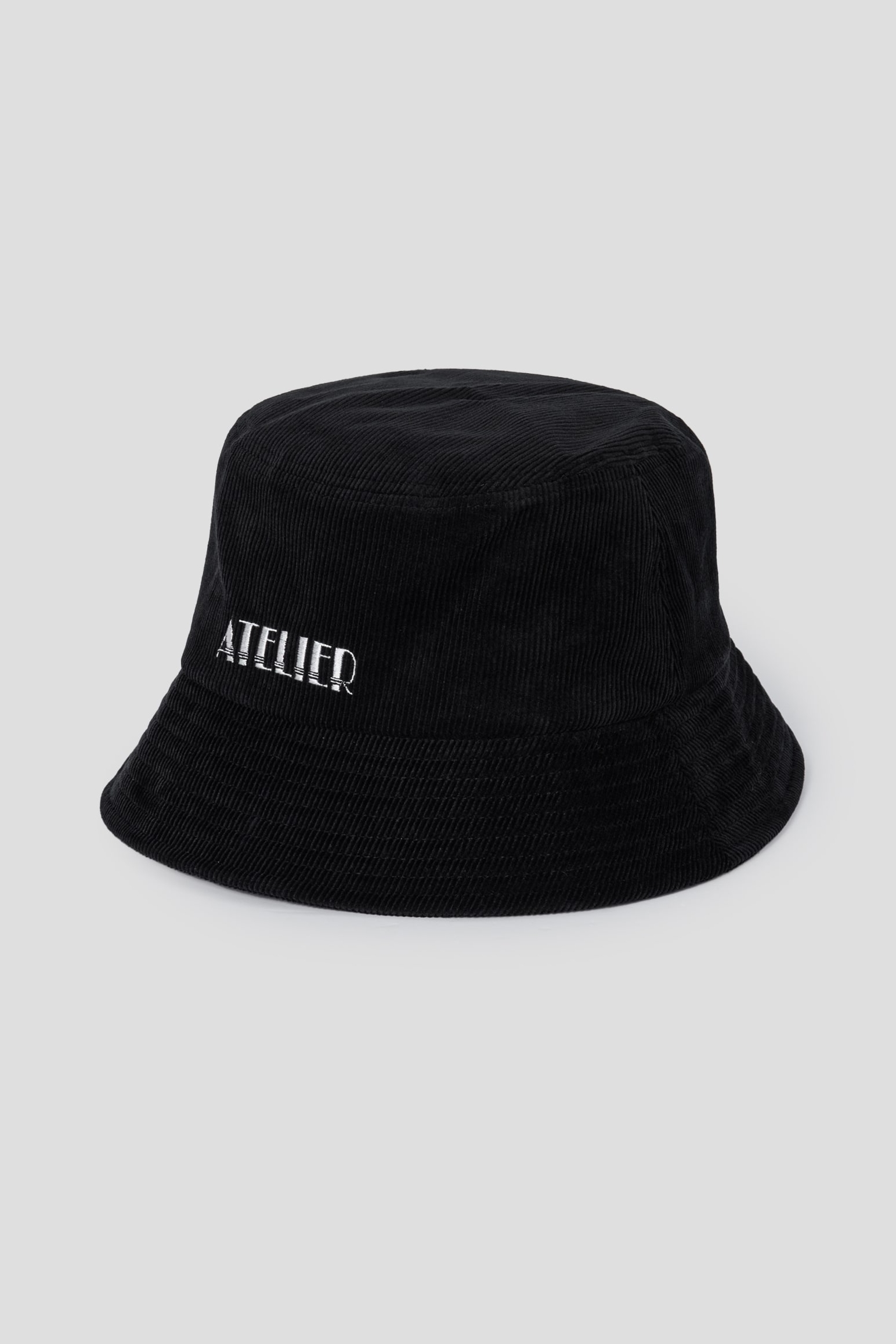 8seconds Corduroy Lettering Print Bucket Hat Black | Hats