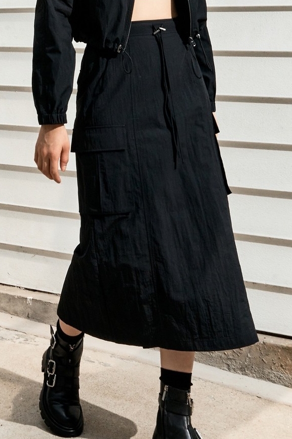 ☆送料・関税込☆TheOpen Product★NYLON STRING SKIRT★ Nylon Twill Skirt – La Garçonne
