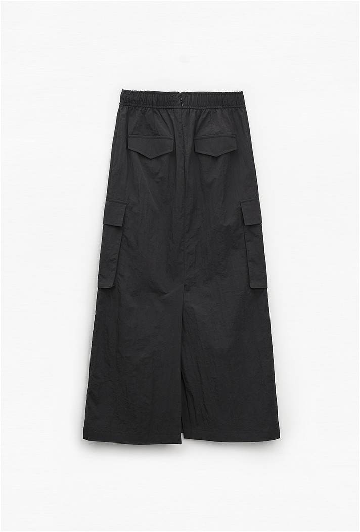【BAON】Leaki Nylon String Banding Cargo Long Skirt CP-12188_SILVER_5728.jpg?v=