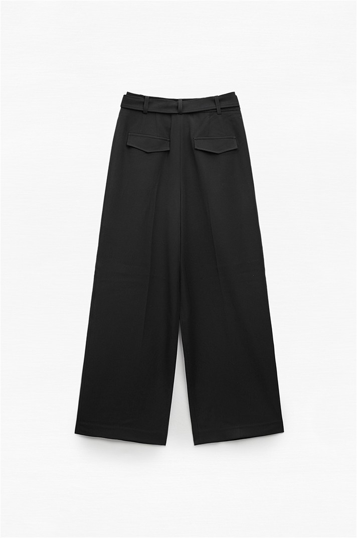 パンツ kakko straight wide slacks black Jun M KAIKO【カイコー】wide slacks 