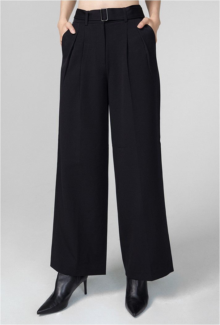 ●●ODS●● BELTED WAVE SLACKS (5color) 61jh+KdzcVL.jpg