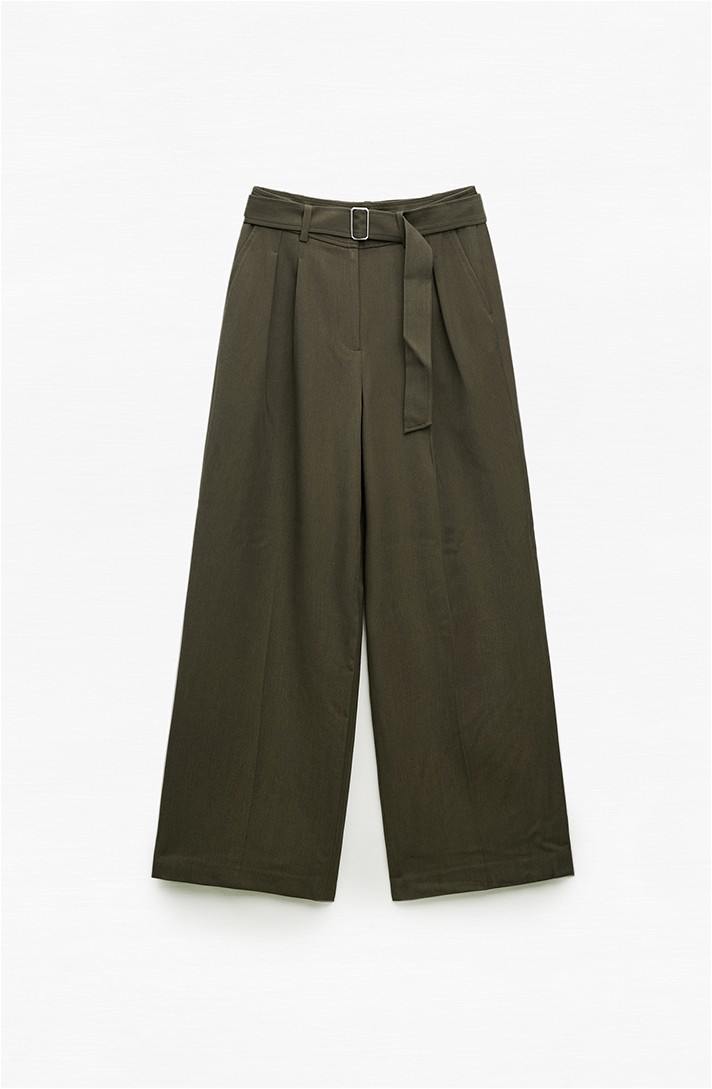MIXXO Belted Wide Slacks | Wide for Women | KOODING