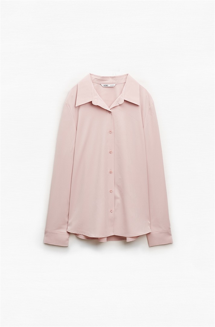 MIXXO Open Collar Wrinklefree Blouse | Blouses for Women