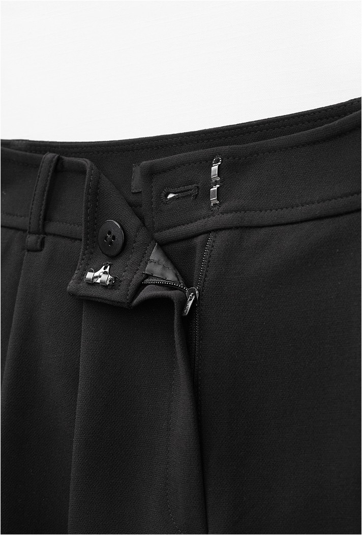 OHOTORO Curve Tucked Jeans S short 黒 OHOTORO / Curve Tucked Jeans / Long M