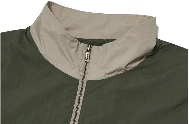 ◆KODAK◆ Codacolor semi-overfit anorak BEIGE K3323LJK84BEI Kodak Apparel Unisex Kodacolor Semi Oversized Anorak Beige