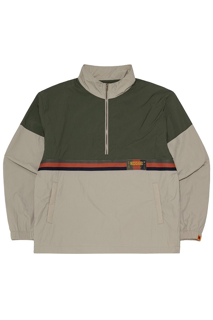 ◆KODAK◆ Codacolor semi-overfit anorak BEIGE K3323LJK84BEI Kodak Apparel Unisex Kodacolor Semi Oversized Anorak Beige
