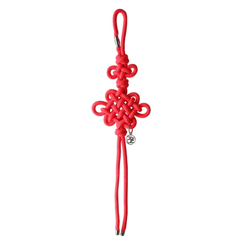 LEESLE Rope Chrysanthemum Knot Keychain Norigae KOODING