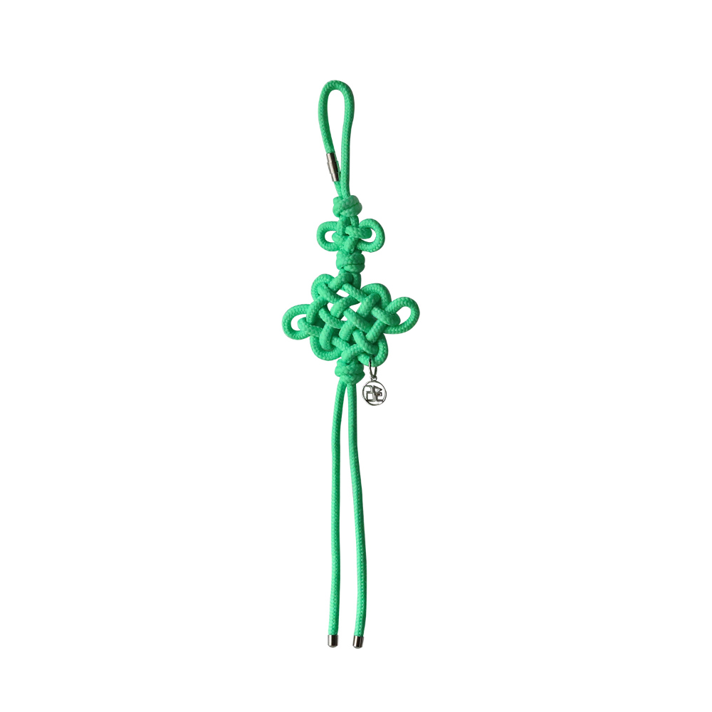 LEESLE Rope Chrysanthemum Knot Keychain Norigae KOODING