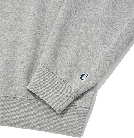Covernat Unisex C Logo Sweatshirt Melange Gray | Sweatshirts