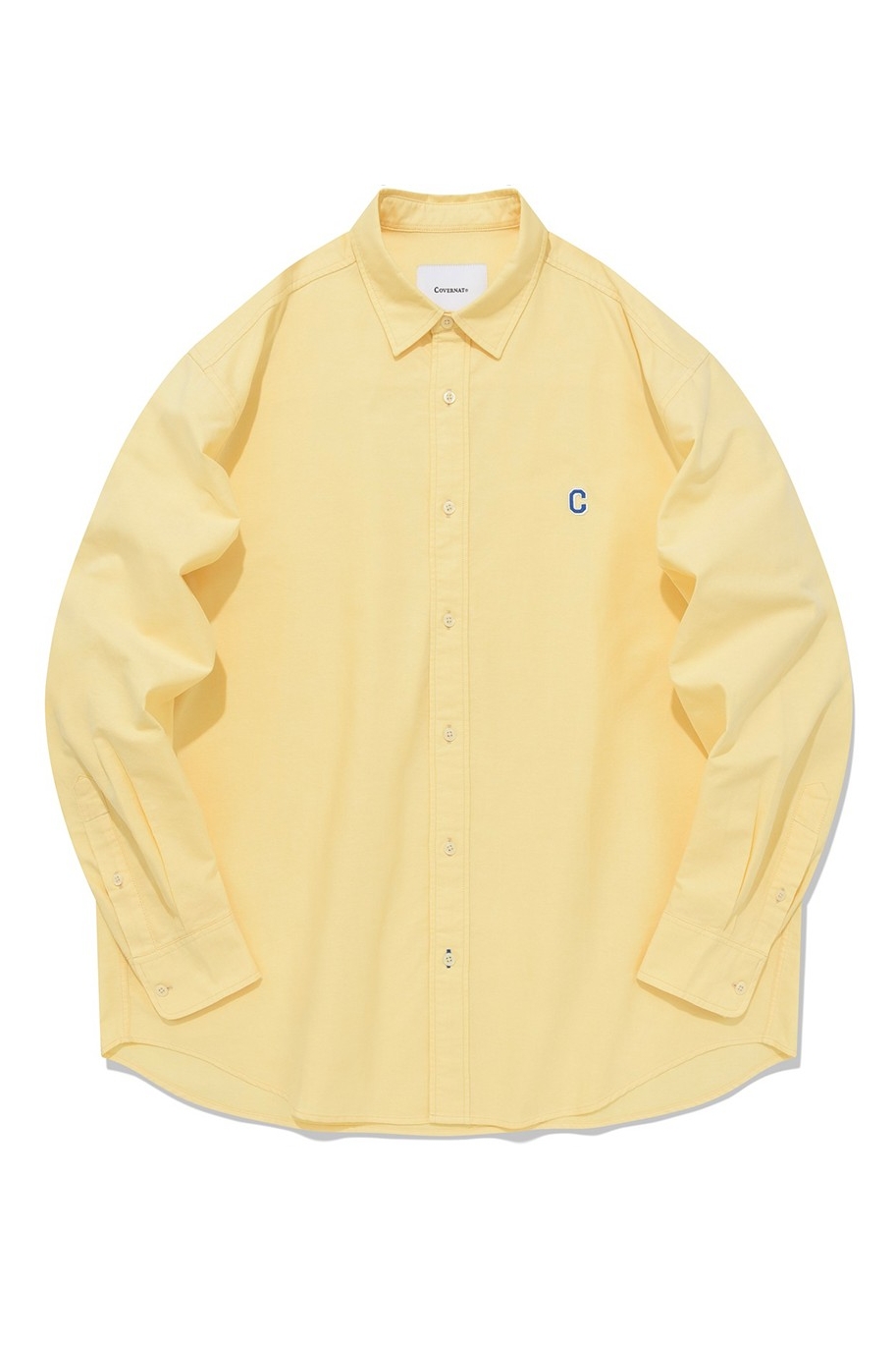 Unisex C Logo Oxford Shirt Yellow