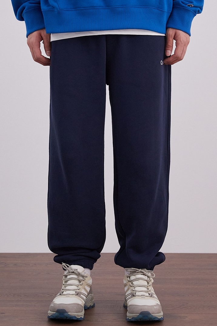 Unisex Authentic Logo Sweat Jogger Pants Navy