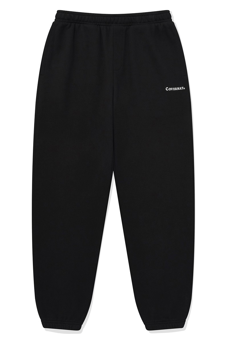 STACKED MULTI LOGO JOGGER SWEATPANTS - NATURAL