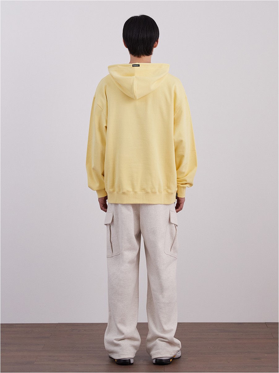 Covernat Unisex Authentic Logo Hoodie Yellow | Sweatshirts