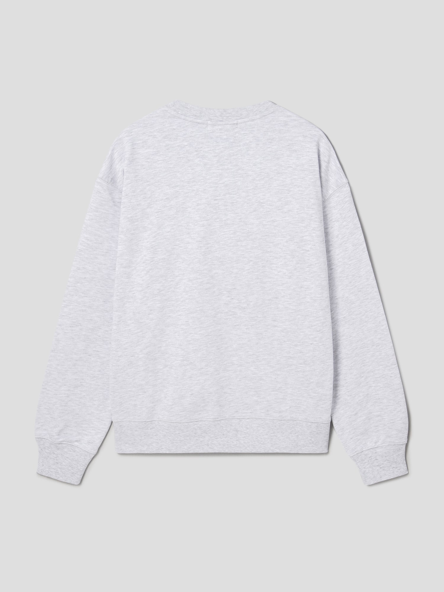 8seconds Letter Graphic Sweatshirt Light Gray Silver | Sweatshirts