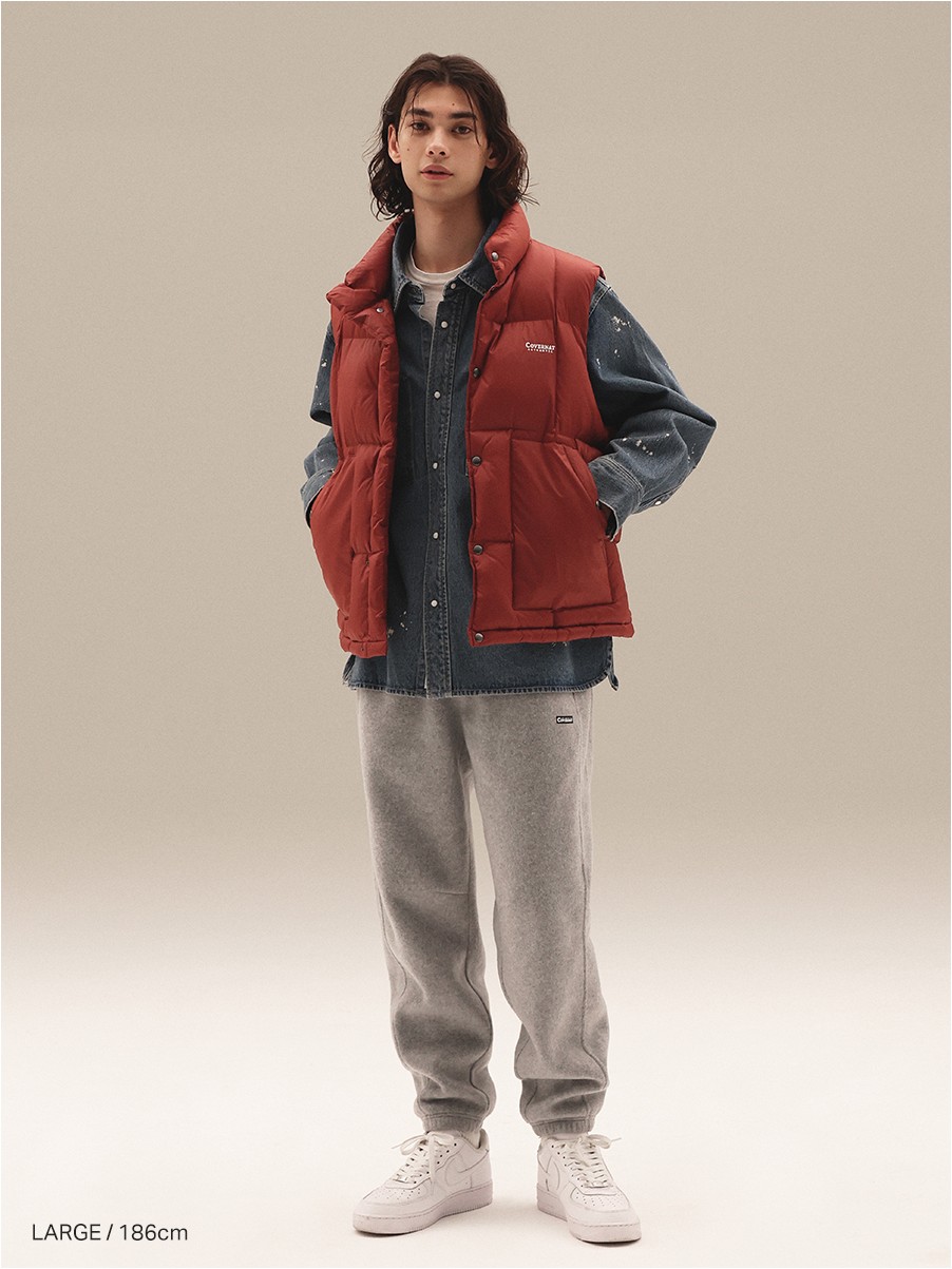 Covernat Unisex Fleeced Jogger Pants Melange Gray | Joggers