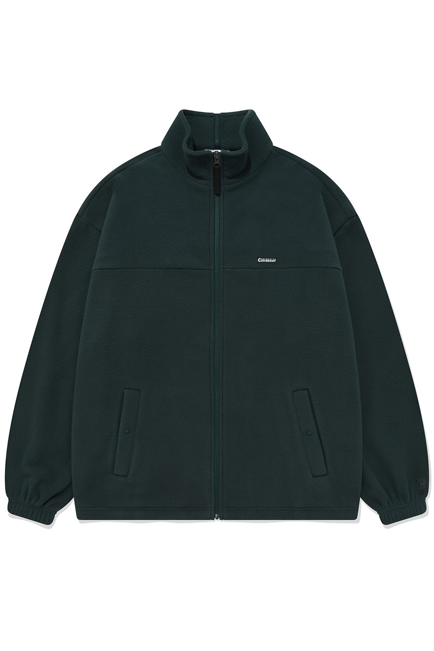 [COVERNAT]★FLEECED ZIP-UP JACKET Covernat Unisex Fleeced Zipup Jacket Light Gray | Jackets