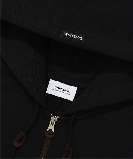 ★関税込★COVERNAT★OVERFIT KNIT HOODIE SWEATSHIRT★ Covernat Tail Logo Overfit Hoodies Heather Grey - ShopperBoard