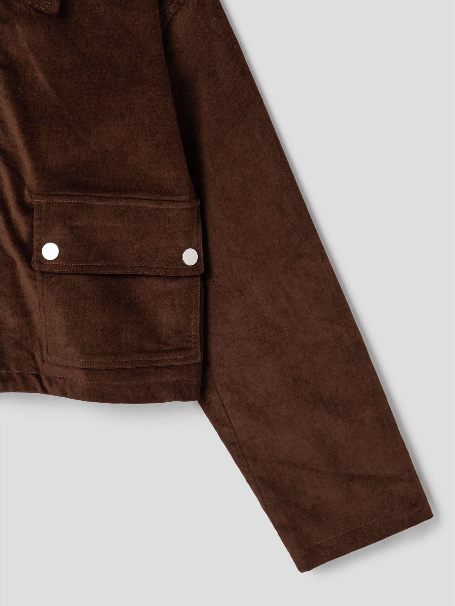 8seconds Velvet Twill Zipup Jacket Dark Brown | Jackets for