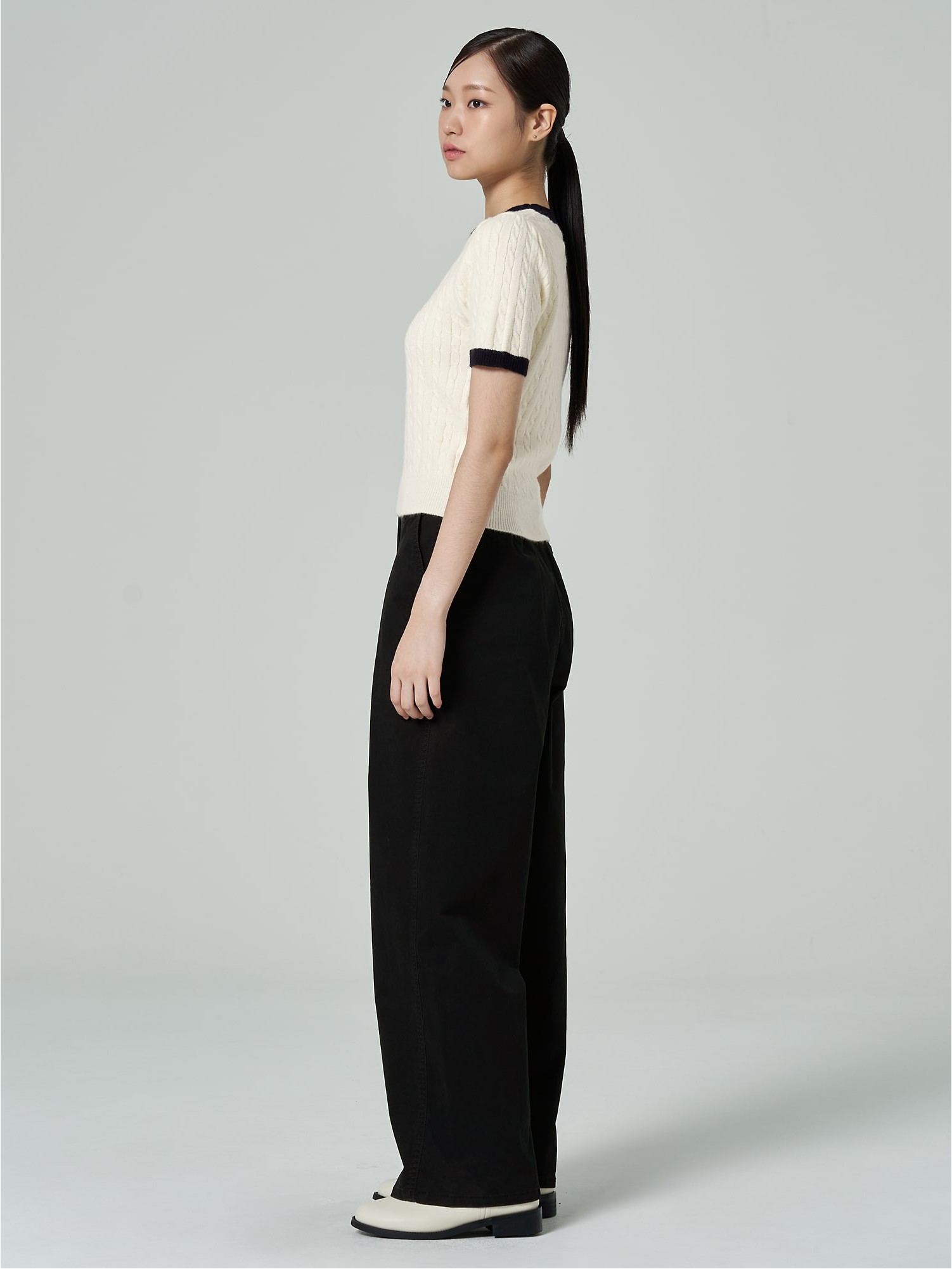 【BAON】Conio Cotton Banding Balloon Wide Pants Cotton wide banding balloon pants 3C - UNAIDUN | 60% - Asian