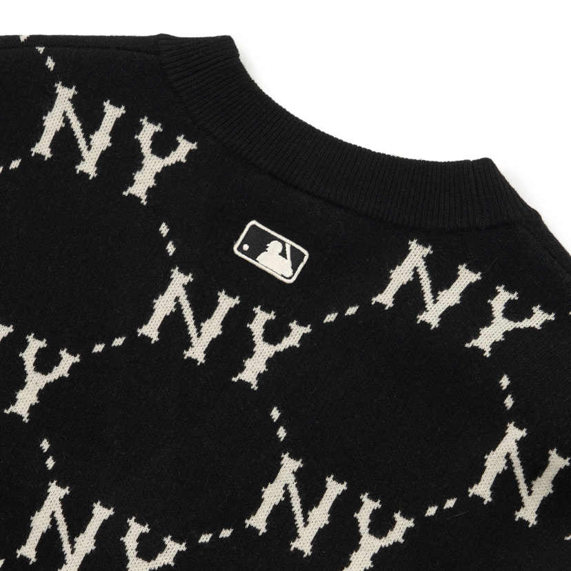 DIA MONOGRAM ALL OVER CARDIGAN NEW YORK YANKEES