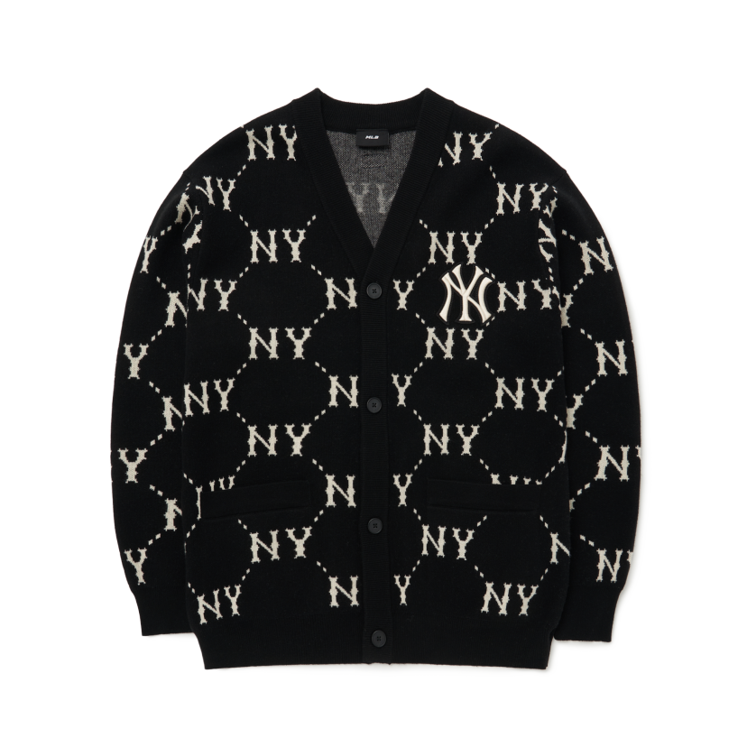 DIA MONOGRAM ALL OVER CARDIGAN BOSTON RED SOX