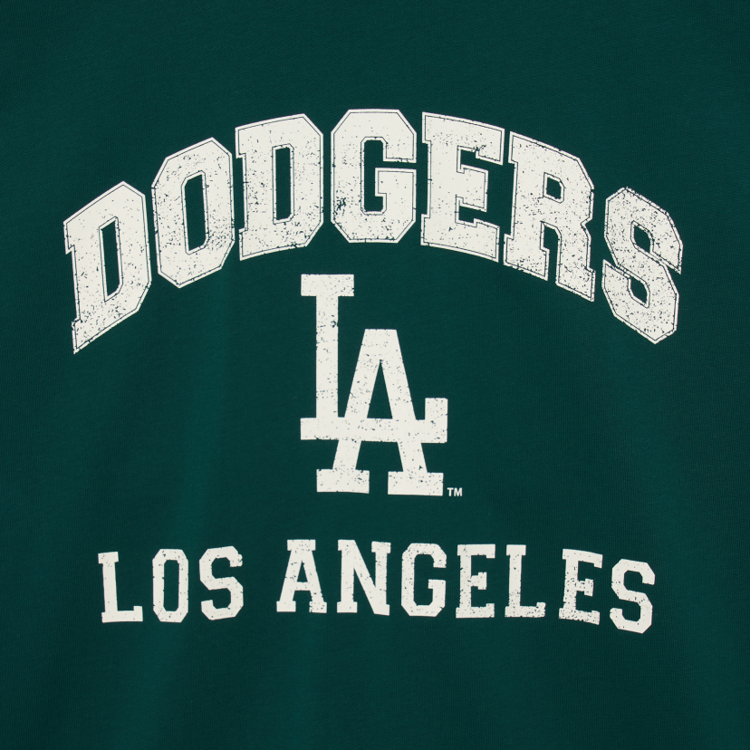 Los Angeles Dodgers Womens T-Shirt New Era Tie Dye Crew Neck Tee Blue