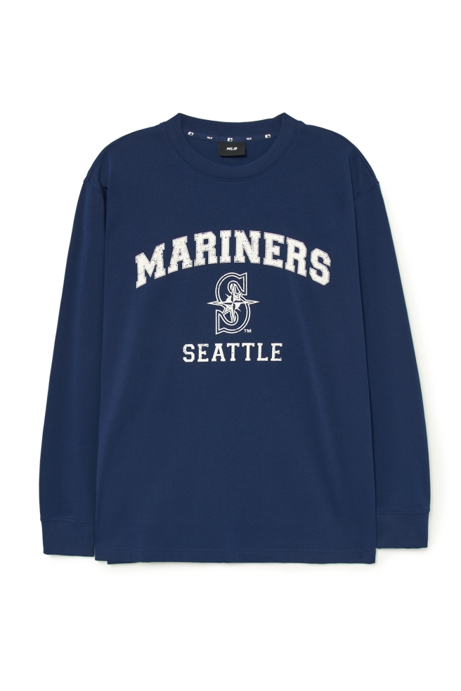 MLB Seattle Mariners Boys' Long Sleeve T-Shirt - XS