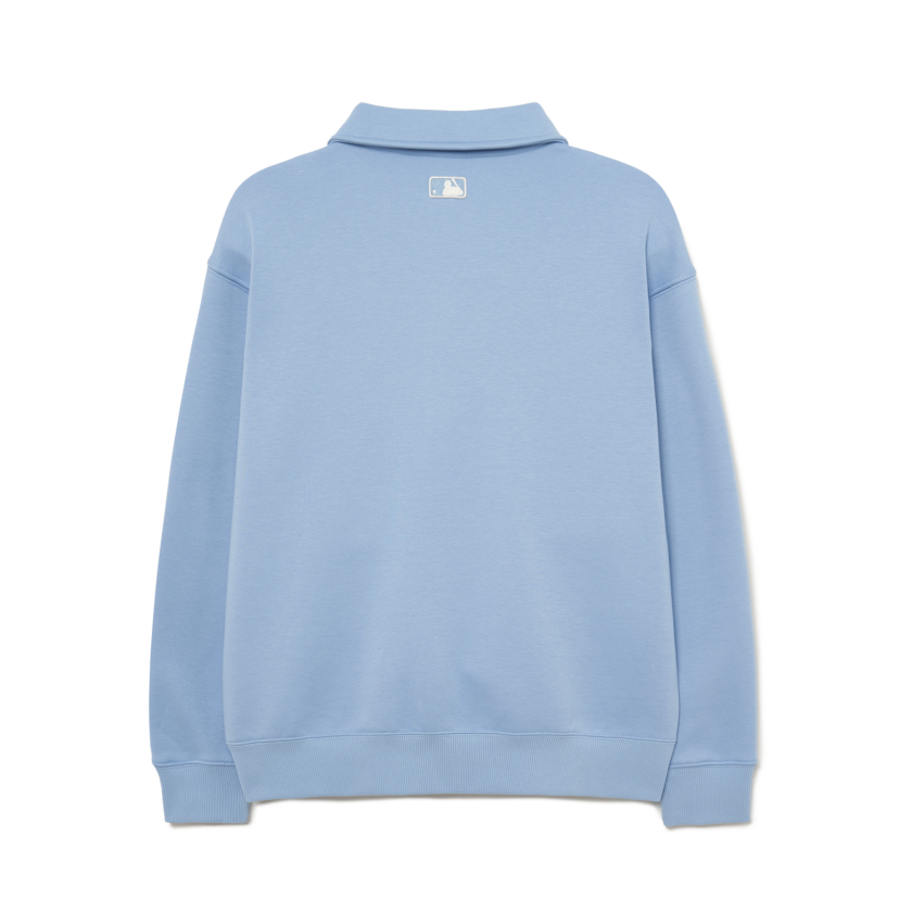 MLB Korea - Logo Basics - Women's Crop Fit Sweatshirt Sky Blue / XS