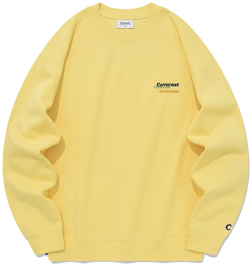 パーカー・フーディ COVERNAT C logo hoodie light yellow C Logo Hoodie Light Yellow - Covernat | 60% - Asian Fashion