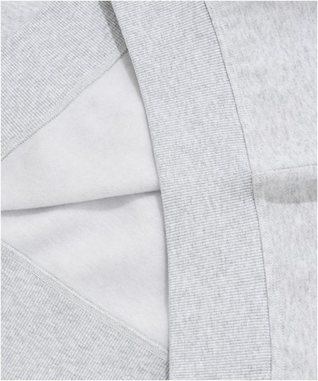 Covernat Unisex Fleeced Multi Logo Sweatshirt Header Gray