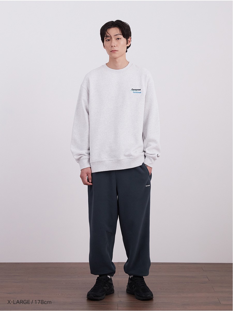 【新品未使用】muguet loose logo sweat gray MS_UST022A_CJER0073_CJER0073_3