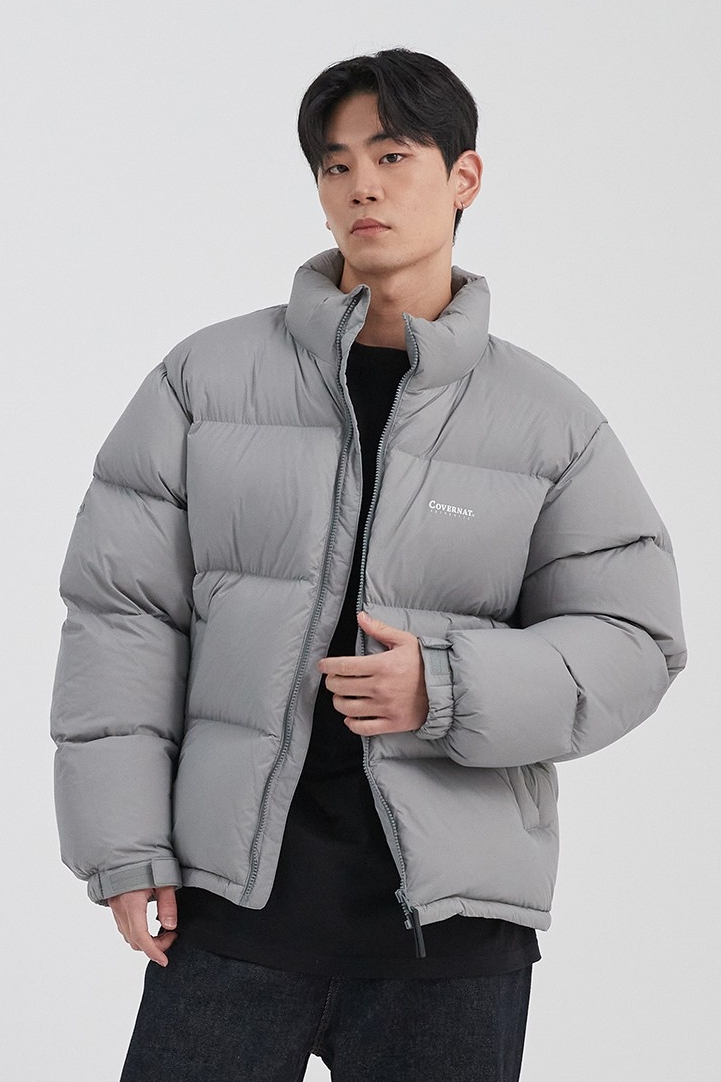 Unisex RDS Civic Down Short Puffer Gray