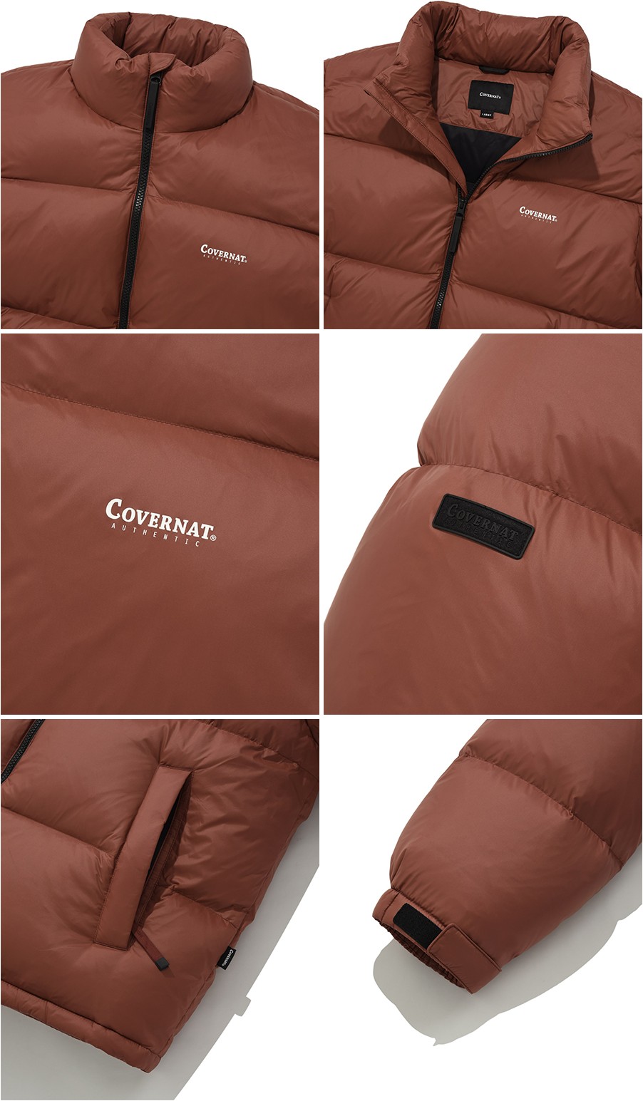 Covernat Unisex RDS Civic Short Puffer Red | Jackets for