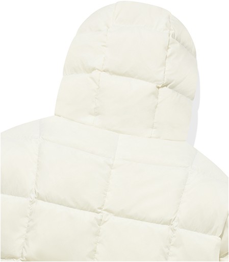 Covernat Unisex RDS Coverlight Hoodie Down Ivory | Puffer