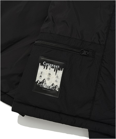 Covernat Unisex RDS Highlight Stand Collar Down Black