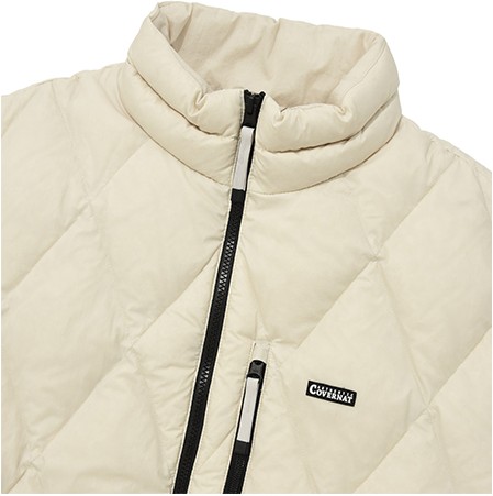 [COVERNAT]★RDS HIGHLIGHT STAND COLLAR DOWN Covernat Unisex RDS Highlight Stand Collar Down Ivory