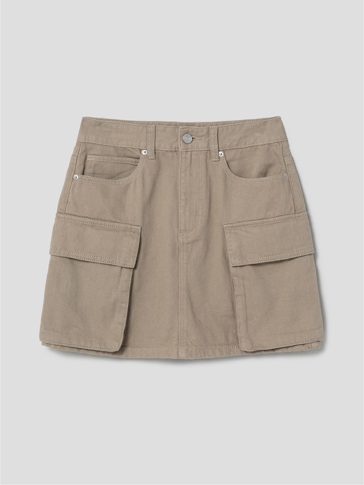 ODD STUDIO◆Sand Washing Cargo Denim Mini Skirt Sand Washing Cargo Denim Mini Skirt - ODDSTUDIO | 60
