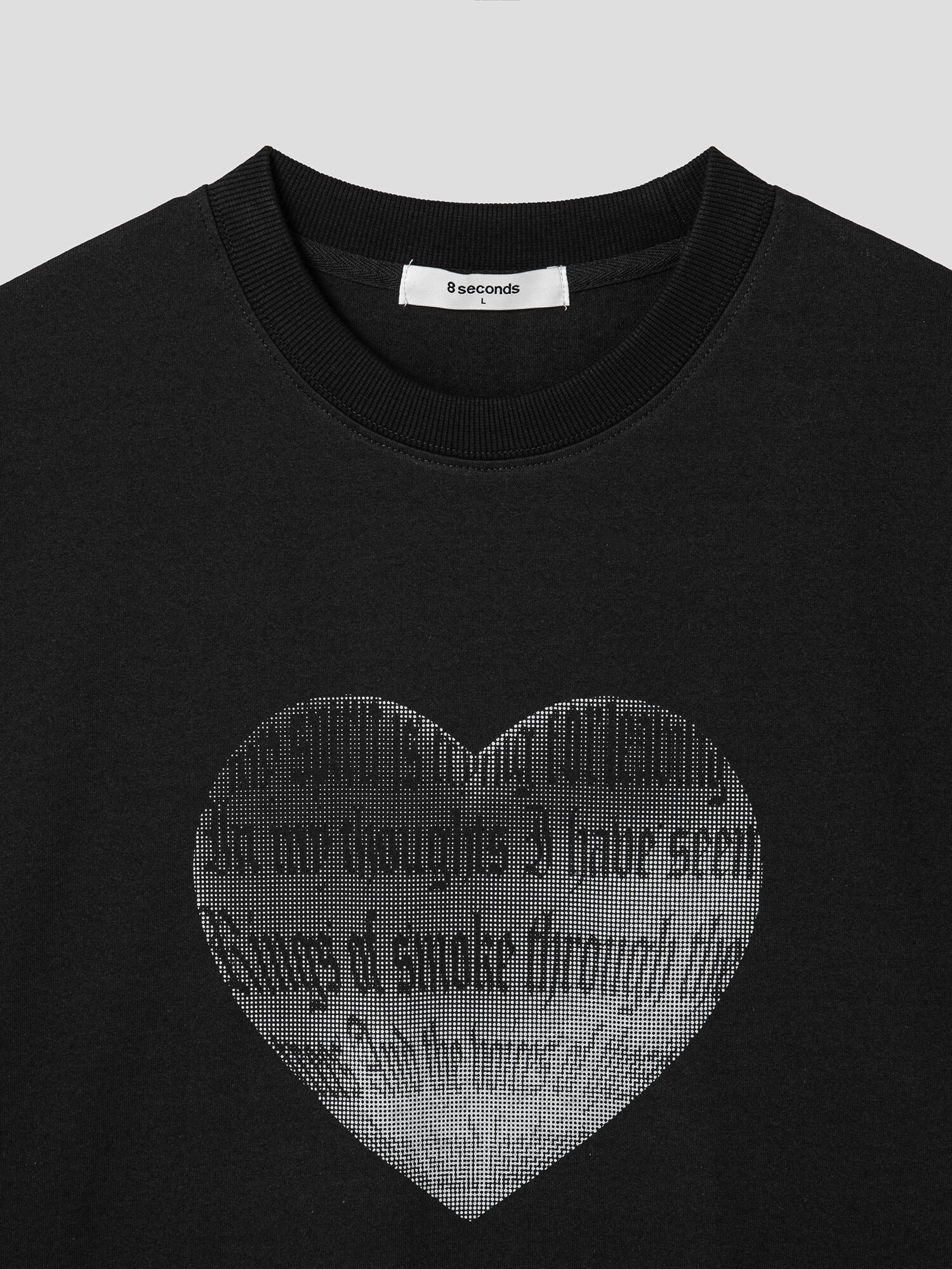 8seconds Halftone Graphic Tee Shirt Black | Graphic Tees for