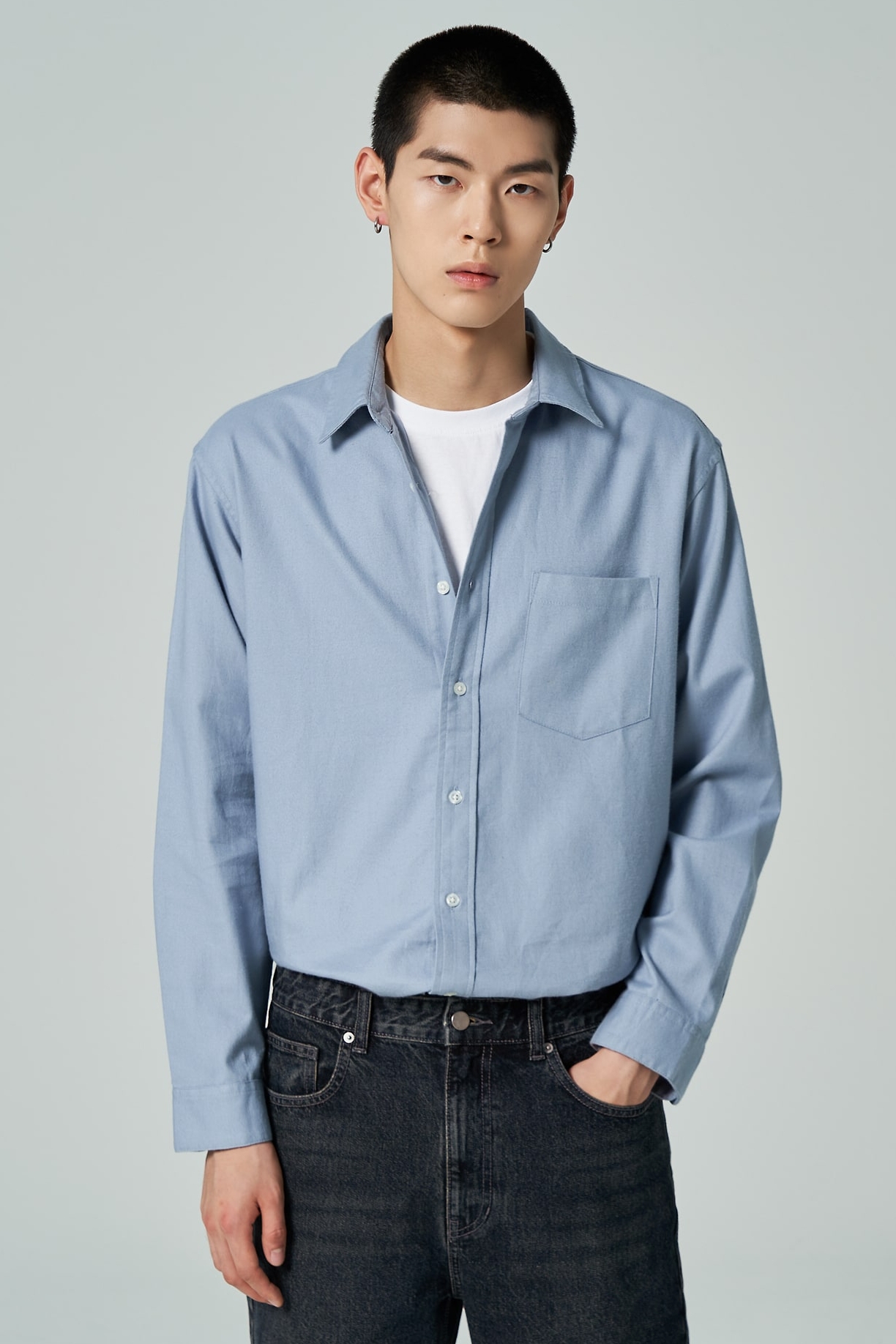8seconds Daily Flannel Relax Fit Shirt Blue | Casual Shirts