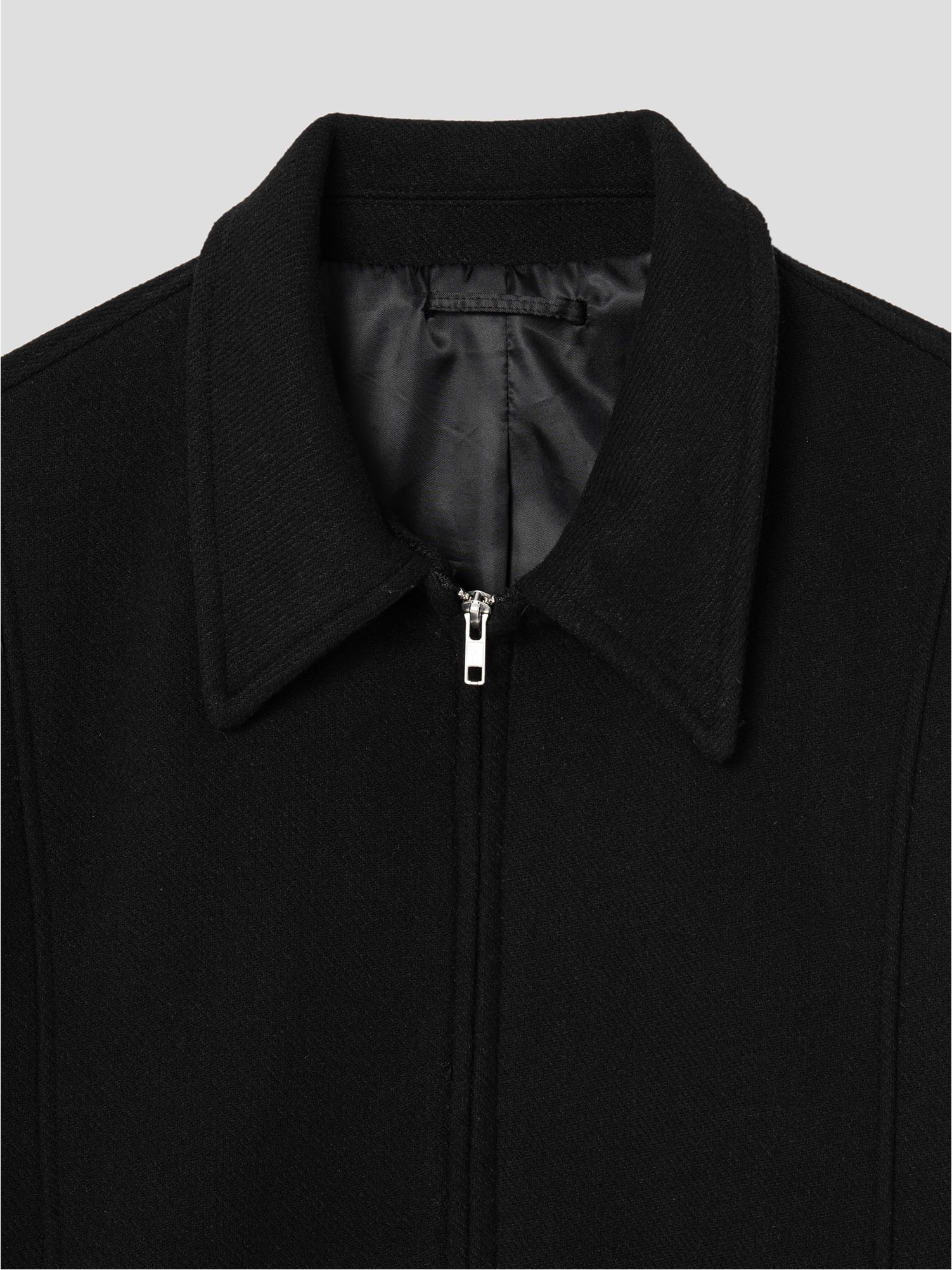 8seconds Wool Blended Curved Vent Blouson Black | Jackets