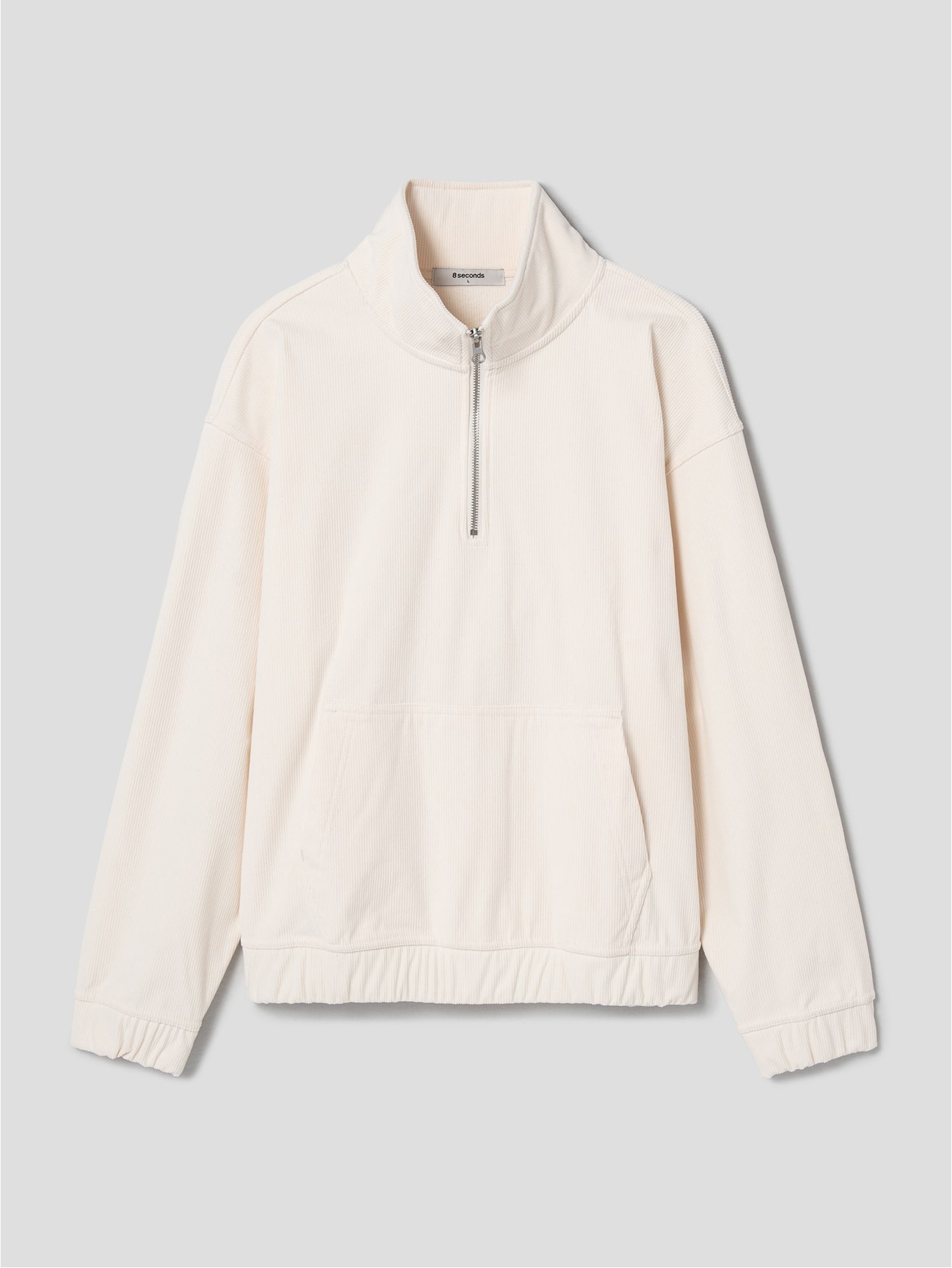 8seconds Corduroy Half Zipup Sweatshirt Ivory | Sweatshirts 8seconds Corduroy Half Zipup Sweatshirt Ivory | Sweatshirts