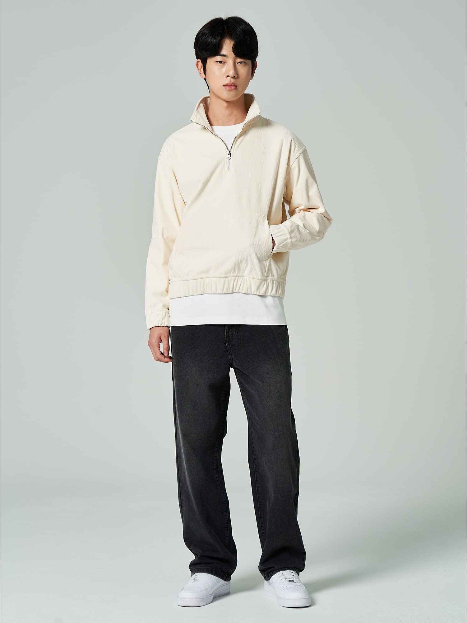 8seconds Corduroy Half Zipup Sweatshirt Ivory | Sweatshirts 8seconds Corduroy Half Zipup Sweatshirt Ivory | Sweatshirts