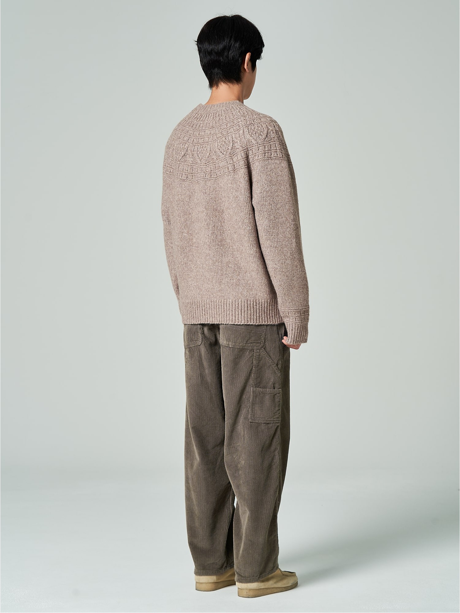 8seconds Corduroy Carpenter Pants Beige | Chinos for Men